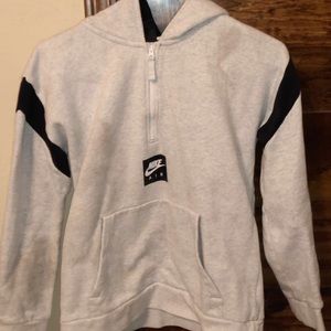 nike kids quarter zip hoodie